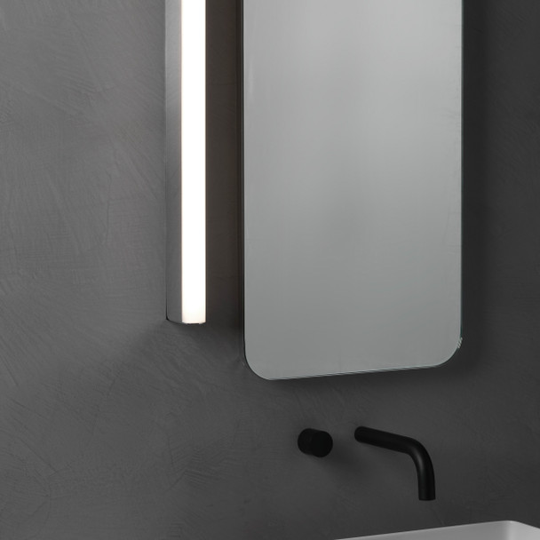 Artemis 600 LED Bathroom Mirror Light in Polished Chrome Bathroom Installation