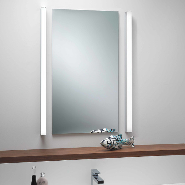 Artemis 900 LED Bathroom Mirror Light in Polished Chrome, Astro Bathroom Lighting