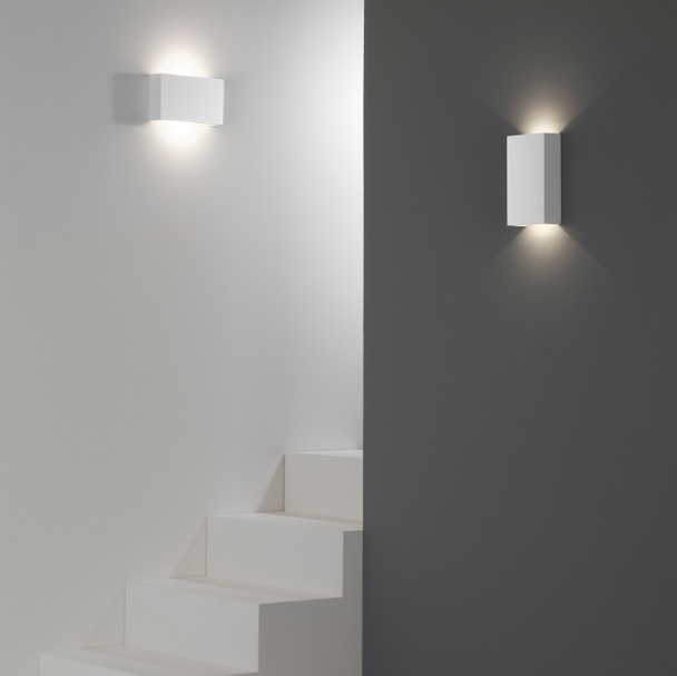 Rio 325 LED 1-10V Wall UP and Down Light in Plaster Interior Installation