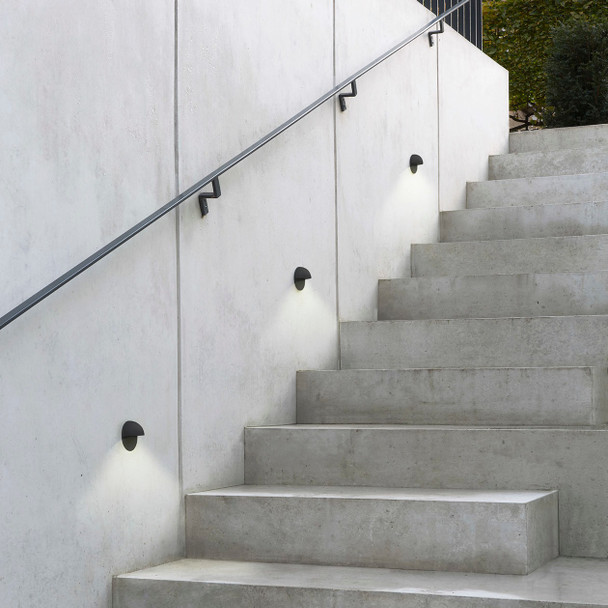 Tivola LED in Textured Black Low Level Outdoor Light