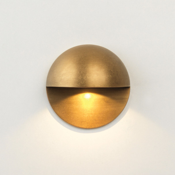 Tivola LED in Antique Brass Low Level Outdoor Light