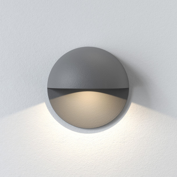 Tivola LED in Textured Grey Low Level Outdoor Light
