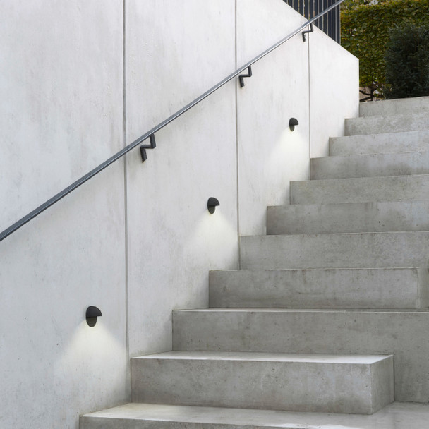 Tivola LED in Textured Grey Low Level Outdoor Light