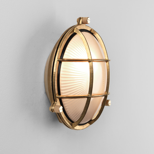 Thurso Round in Cast Brass