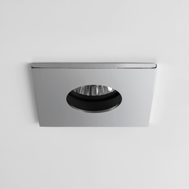 Obscura Square Bathroom Downlights IP65, switched off, Astro Bathroom Downlight