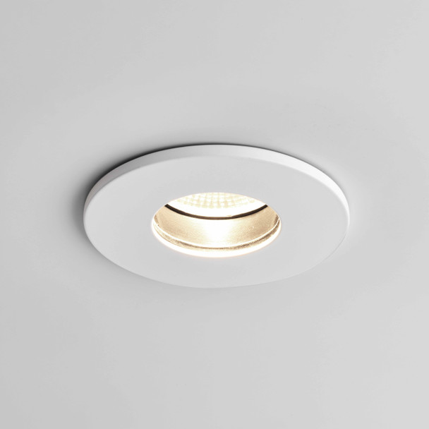 Obscura Round Bathroom Downlight IP65, Switched On, Astro Lighting