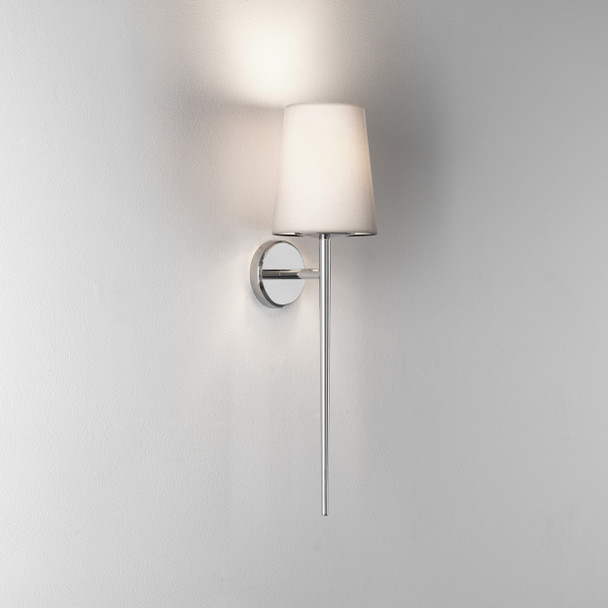 Beauville in Polished Chrome Wall Light Bathroom Light IP44
