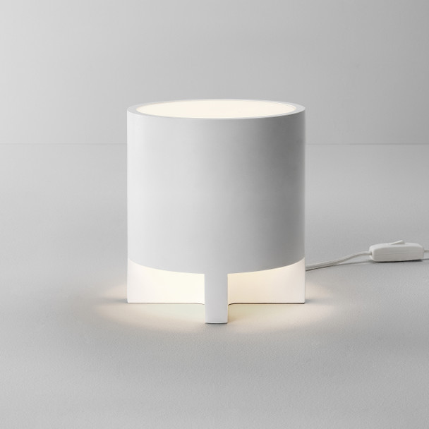 Martello 180 Table Lamp in Plaster E14, Astro Floor Light Floor Installation