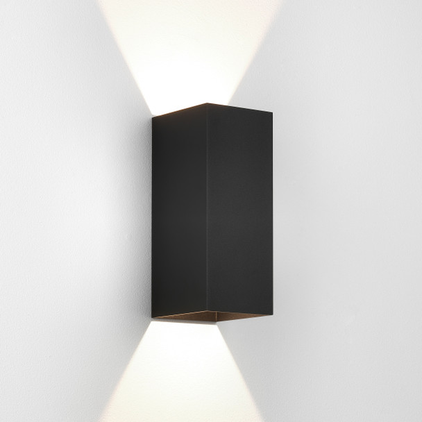 Kinzo 260 LED in Textured Black - 1398038 Up and Down Wall Light