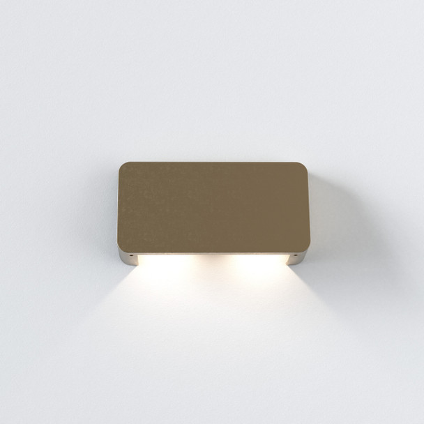 Astro Low Level Light Incline Twin in Solid Brass