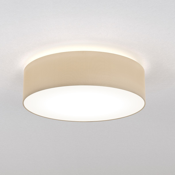 Cambria 480 Ceiling Flush Light with Fabric Shade