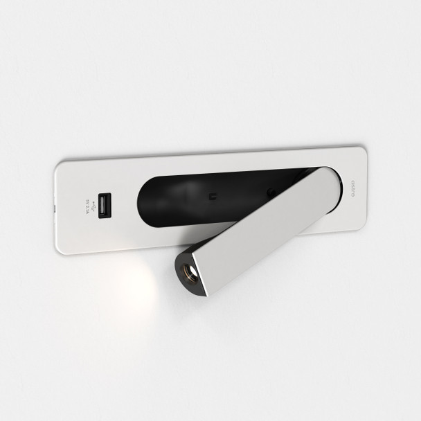 Keta USB  Compact Reading Wall Light Installed Horizontally