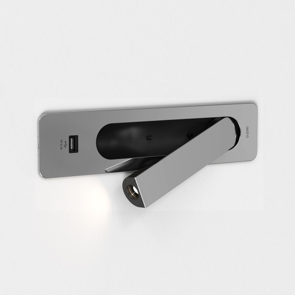 Keta USB  Compact Reading Wall Light Installed Horizontally