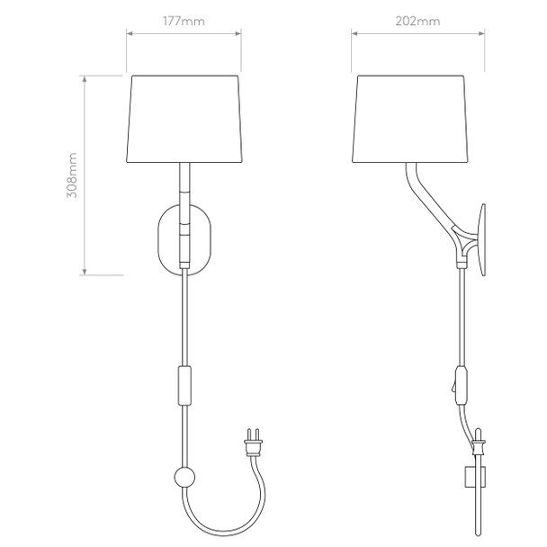 Arbor Plug-In in Matt Black