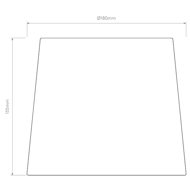 Cone 180 Lamp Shade -Drawing