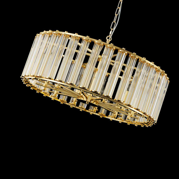 Crystal Rods, Interior Chandelier Light. 