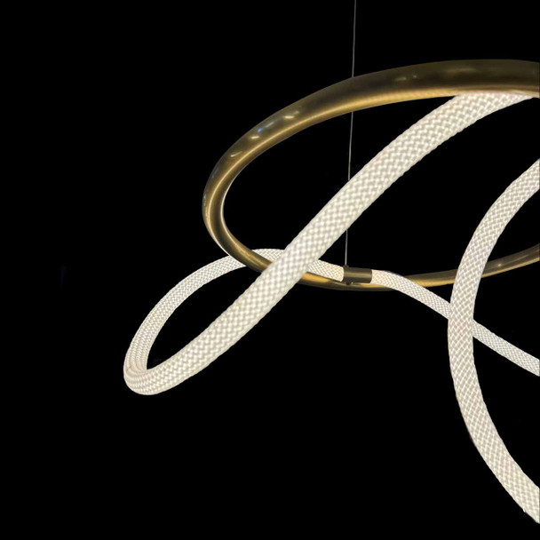 Pendant Light Modern LED Rope Design Detail 1