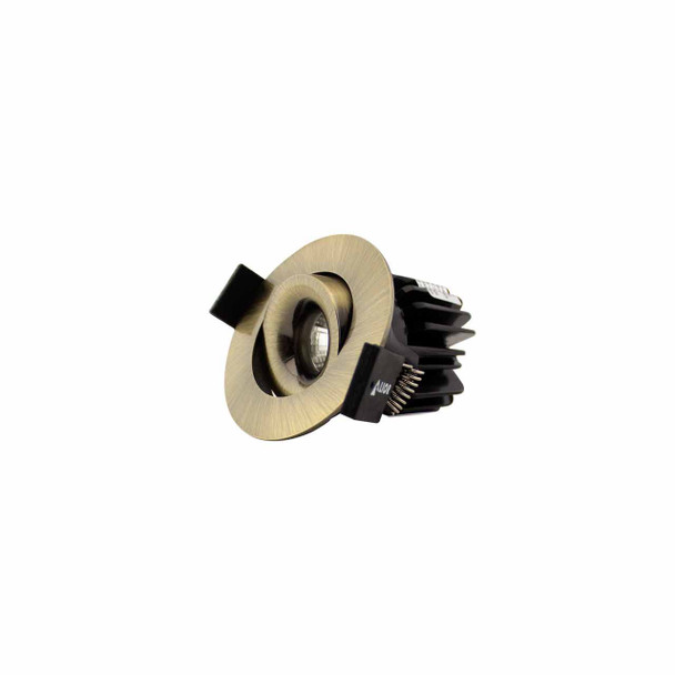 Adjustable trim view of 6W Mini Downlight – Fire Rated, IP44, CCT Bronze