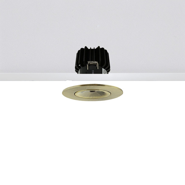 Adjustable Fire Rated Mini Downlight - IP44, 6W CCT, Bronze