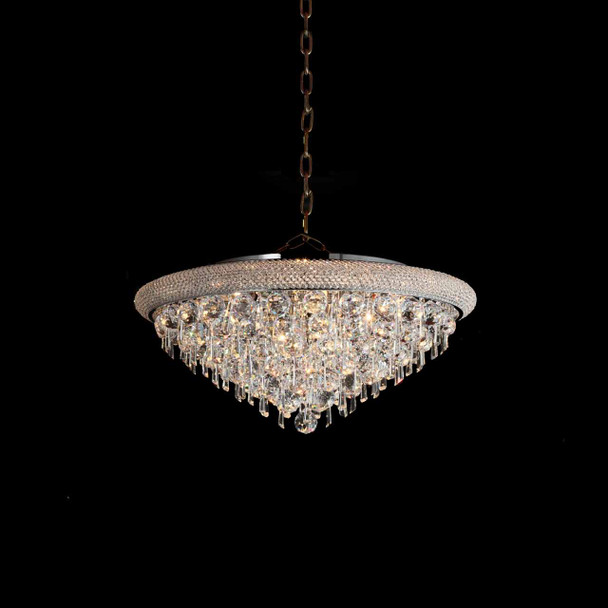 Chrome Crystal  Pedant Light