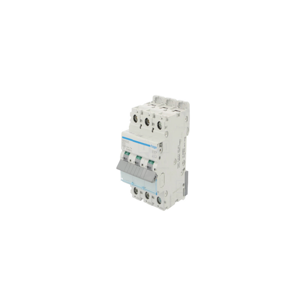 Hager 25A Triple Pole 10kA B Curve MCB