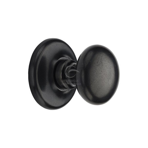Rustic Bronze Round Centre Door Knob 3"