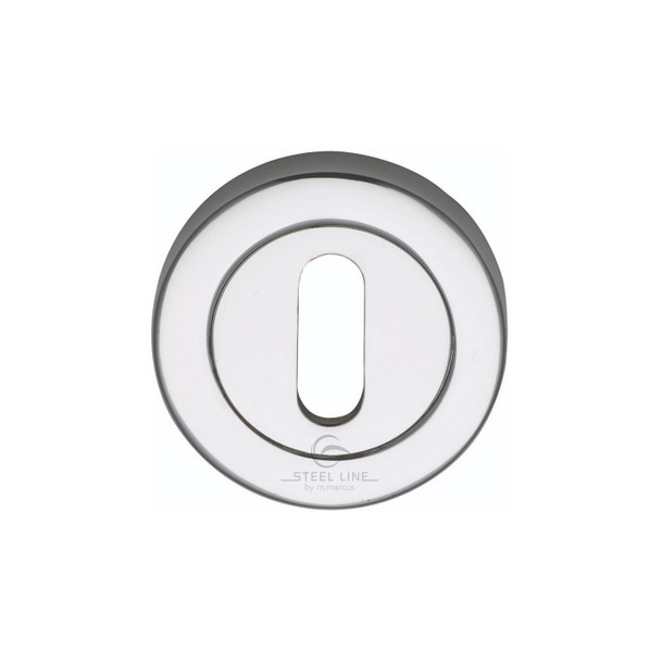 Steel Line Standard Key Escutcheon Round
