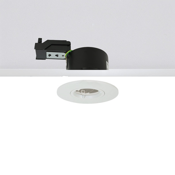 GU10 Fire Rated IP65 Downlight - Fixed Trim, 90mm in Multi Finishes