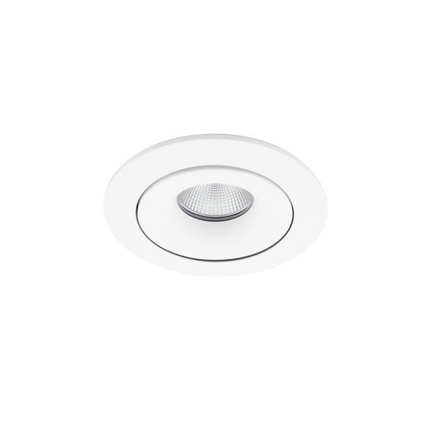 Adjustable White Fire-rated Downlight