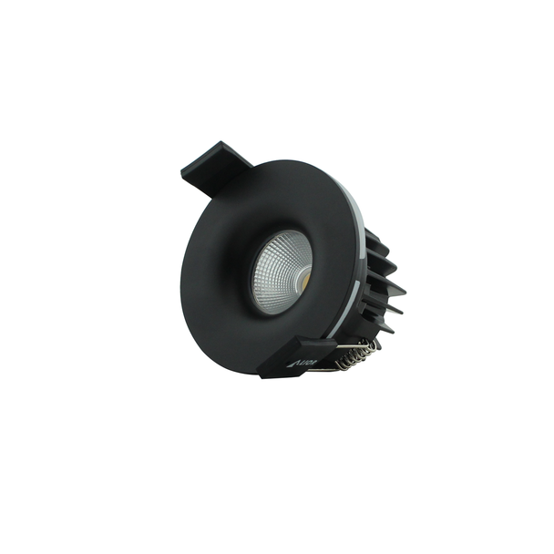 IP65 LED Fixed Downlight Black