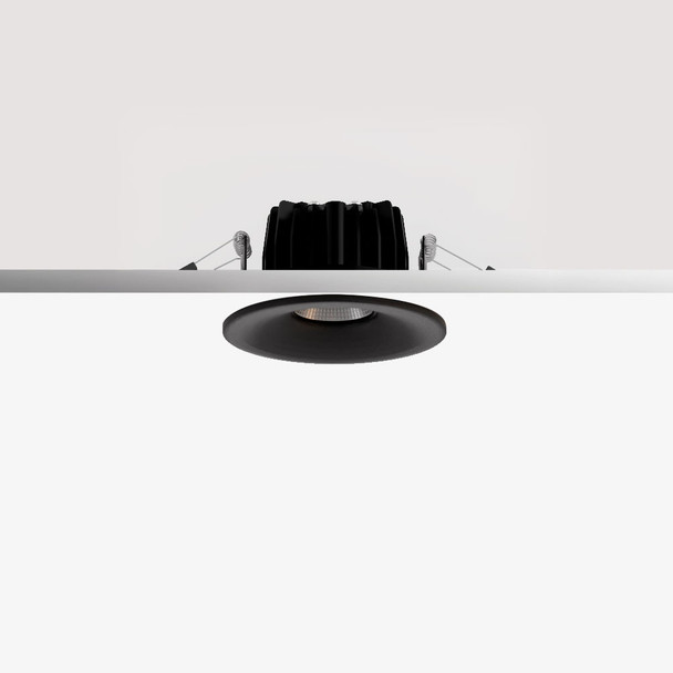 10W Dimmable Fixed LED Downlight in White, Black - IP65, CCT