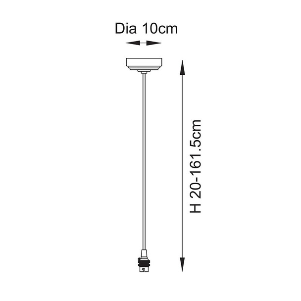 Eltham Cable Set Technical Drawing