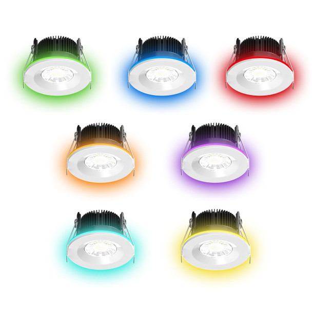 RGB Downlights colours