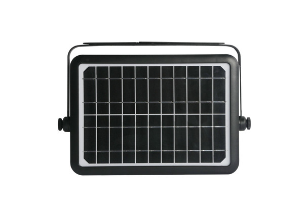 10W Flood Light Solar Panel View