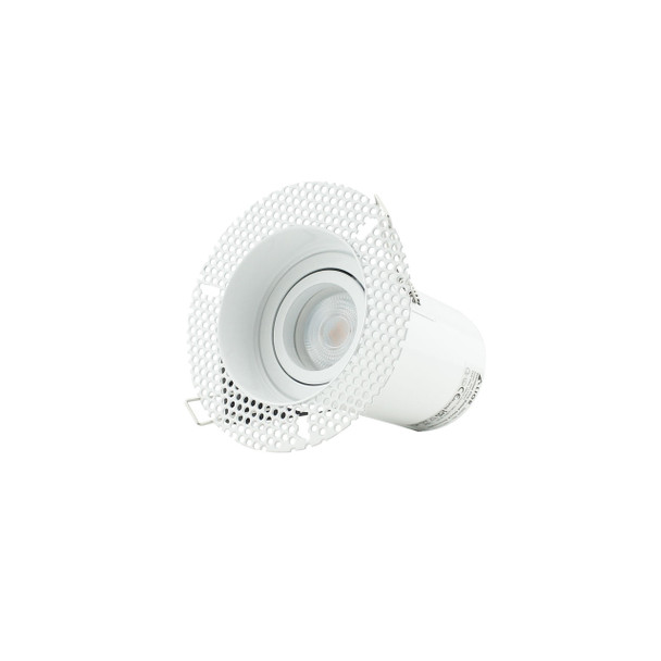 Trimless IP20 GU10 Downlight in White