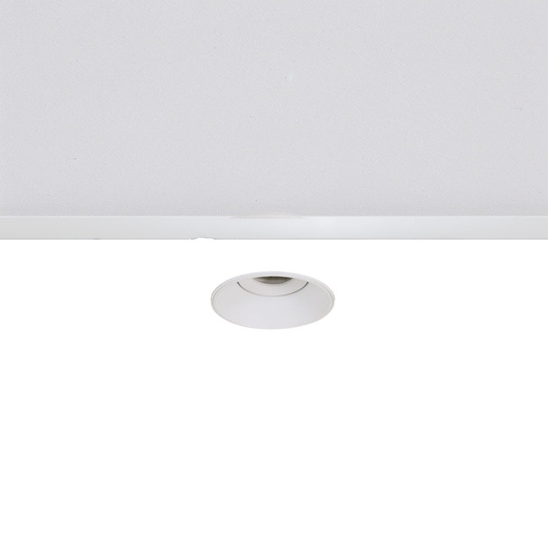Tiltable Trimless Fire Rated GU10 Downlight in White - IP20
