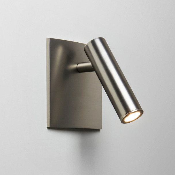 Enna Square Unswitched LED - Matt Nickel