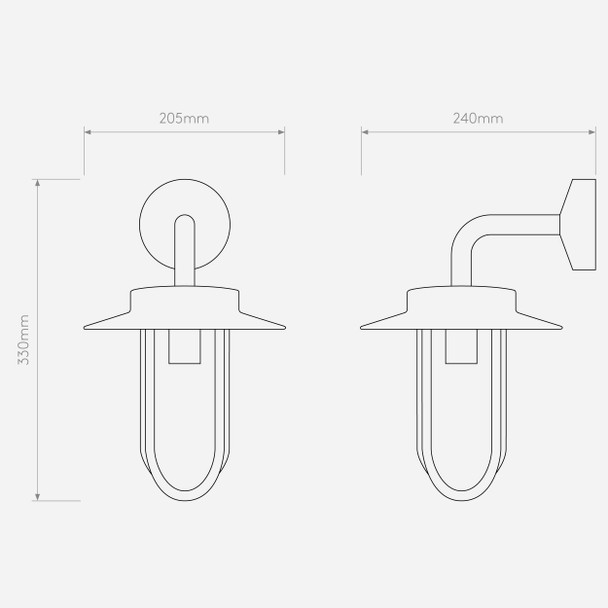 Montparnasse Wall - Polished Nickel