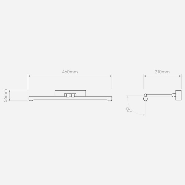 Goya 460 LED - Polished Chrome