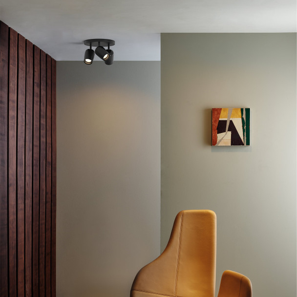 Koto Triple Round - Matt Black