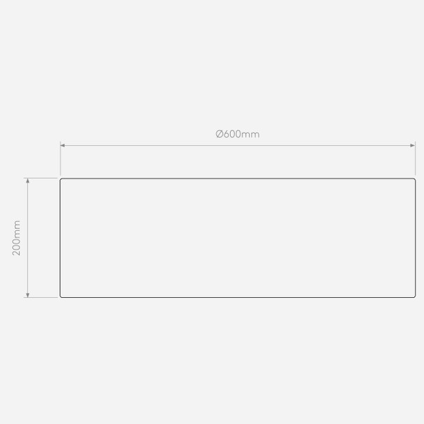 Cambria 600 Shade - White Fabric