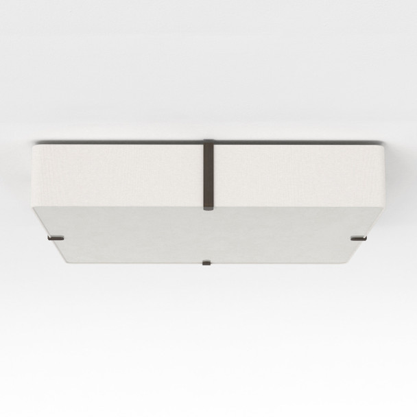 Elba Square 700 - White Fabric