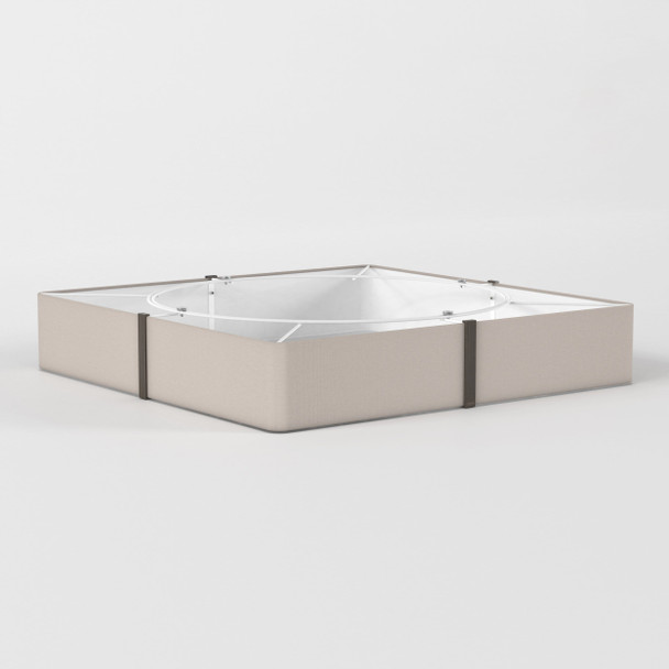 Elba Square 700 - Putty Fabric