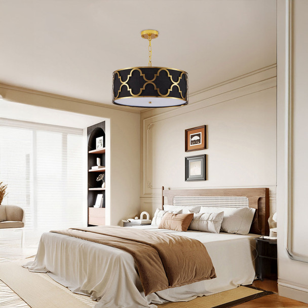 Drum Pendant Light- Interior 2