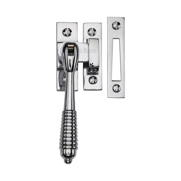 Mortice & Hook Plate Reeded Casement Fastener 