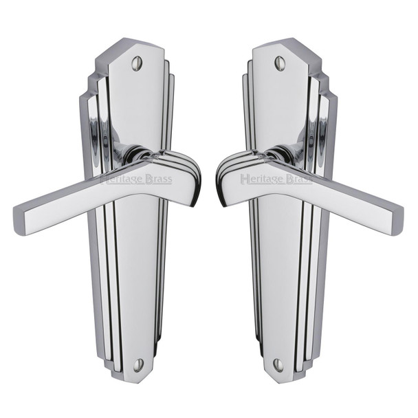 Waldorf Door Handle on Plate