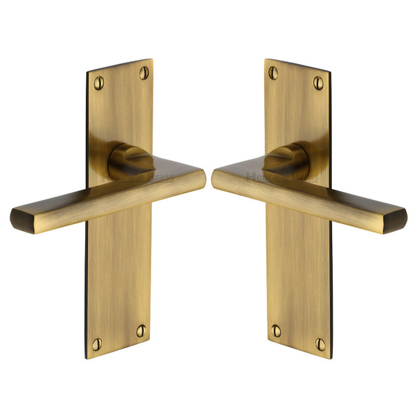 Trident Door Handle on Plate