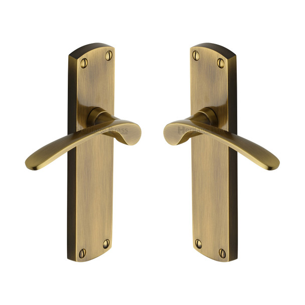 Diplomat Door Handle on Plate