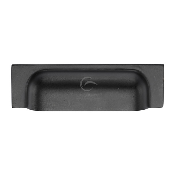 Matt Black Iron Military Cabinet Drawer Pull