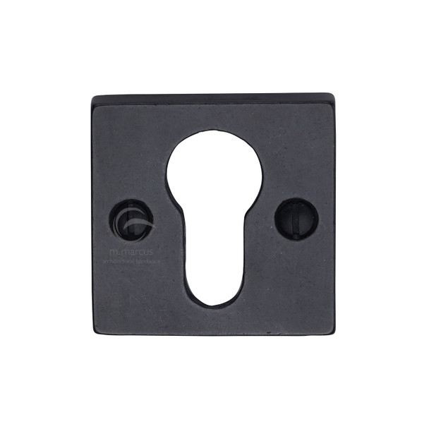 Rustic Bronze Euro Profile Cylinder Escutcheon